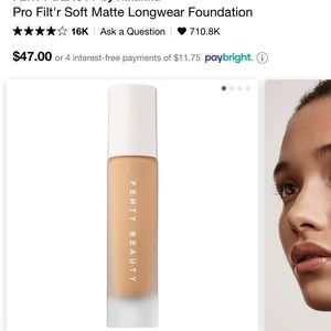 Fenty Beauty Pro Filt’r foundation- 300 shade